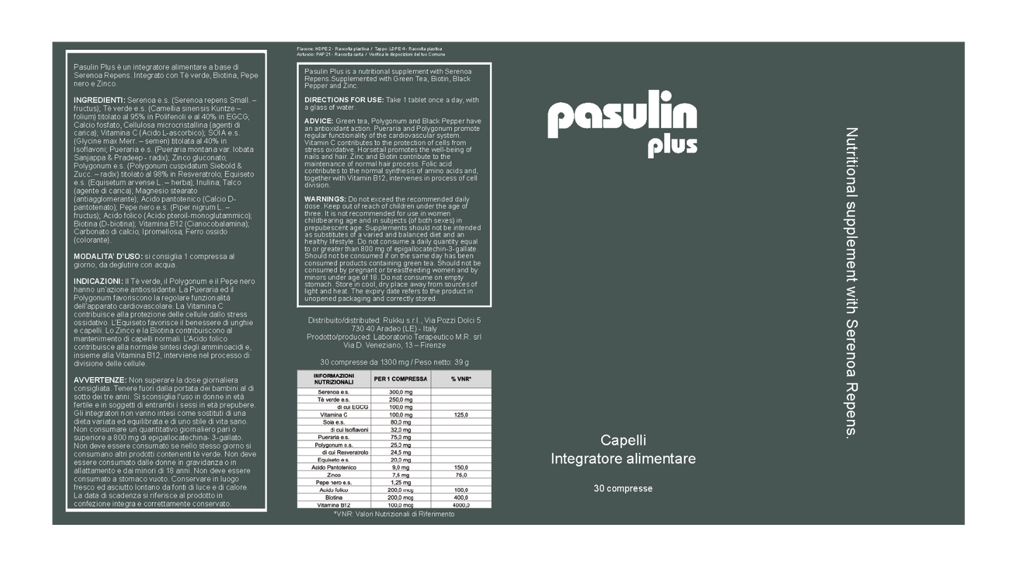 Pasulin Plus - Suplemento Capilar