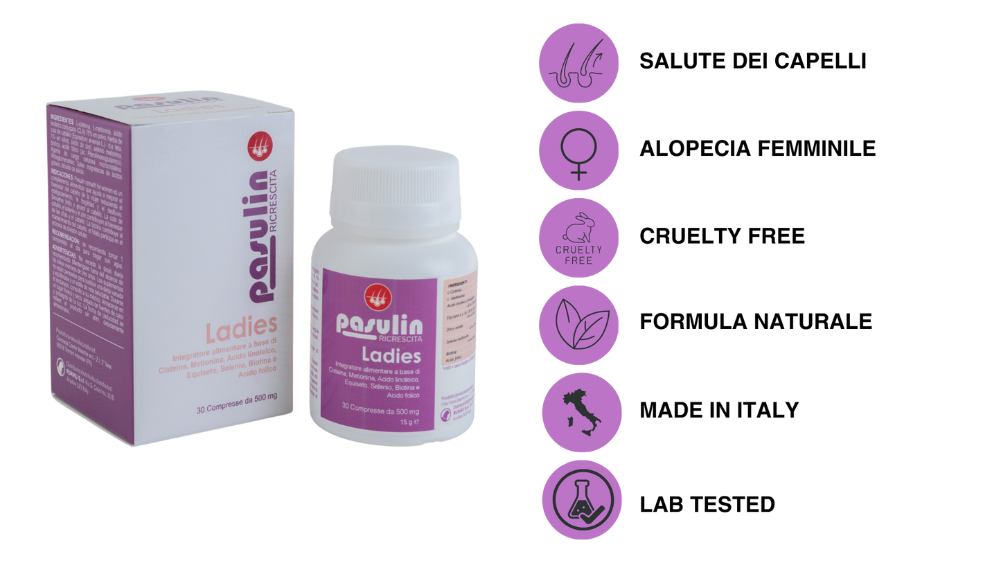 Pasulin Ladies - Suplemento Capilar para Mujeres